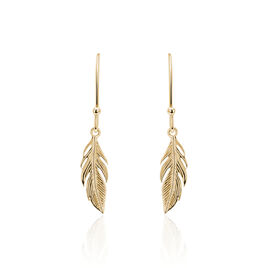 Boucles D'oreilles Pendantes Hanae Plaqué Or Jaune - Boucles d'oreilles fantaisie Femme | Histoire d’Or