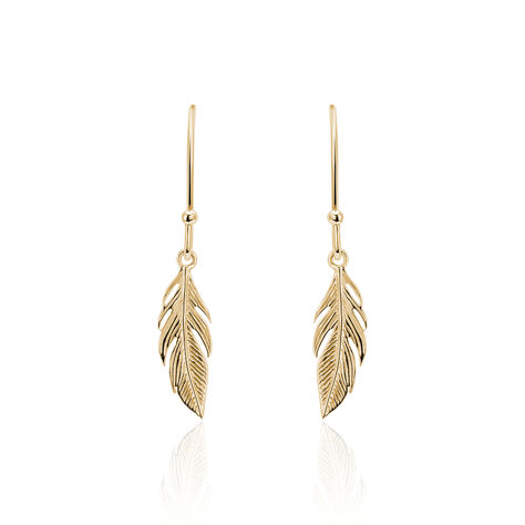 Boucles D'oreilles Pendantes Hanae Plaqué Or Jaune - Boucles d'oreilles fantaisie Femme | Histoire d’Or