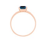 Bague Noee Or Rose Topaze Et Oxyde De Zirconium - Bagues solitaires Femme | Histoire d&rsquo;Or