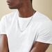 Collier Vivian Argent Blanc - Chaines Homme | Histoire d’Or