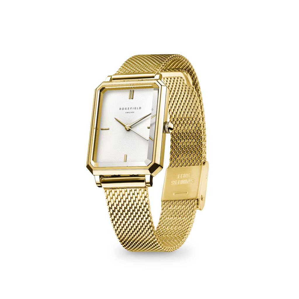 Montre Rosefield Octagon Xs Blanc - Id&eacute;es cadeaux Femme | Histoire d&rsquo;Or