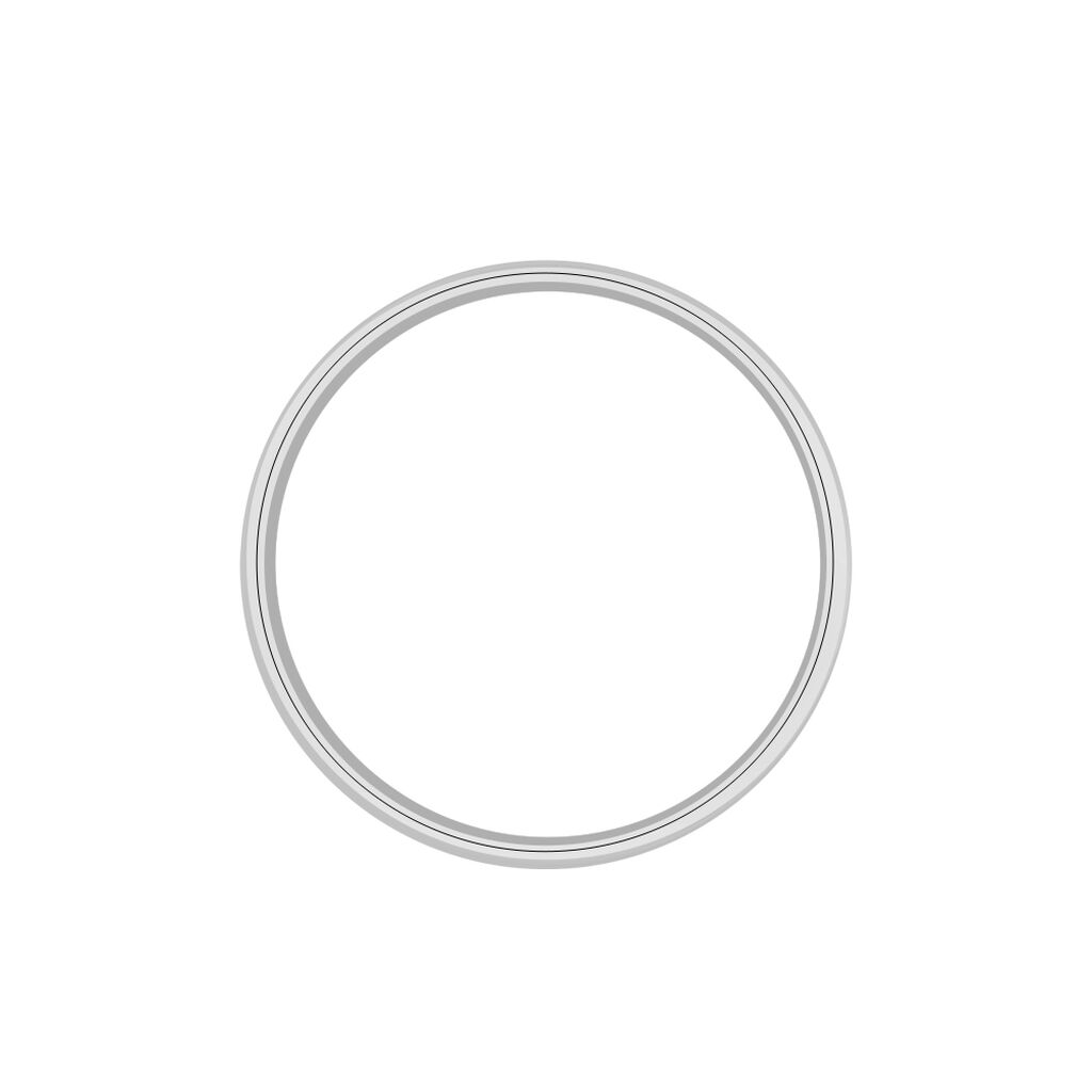 Alliance Padarge Ruban Plat Palladium Blanc - Alliances Homme | Histoire d’Or