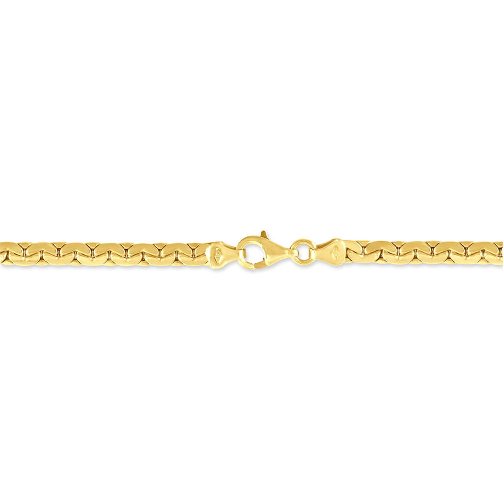 Bracelet Ivy Maille Haricot Or Jaune - Bracelets cha&icirc;ne Femme | Histoire d&rsquo;Or