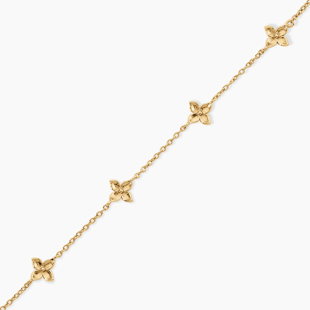 Bracelet Monika Argent Dor&eacute; A L'Or 750/1000 - Bijoux sans pierre Femme | Histoire d&rsquo;Or