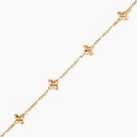 Bracelet Monika Argent Dor&eacute; A L'Or 750/1000 - Bijoux sans pierre Femme | Histoire d&rsquo;Or