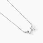 Collier Vega Argent Blanc Oxyde De Zirconium - Colliers Zodiaque Femme | Histoire d&rsquo;Or