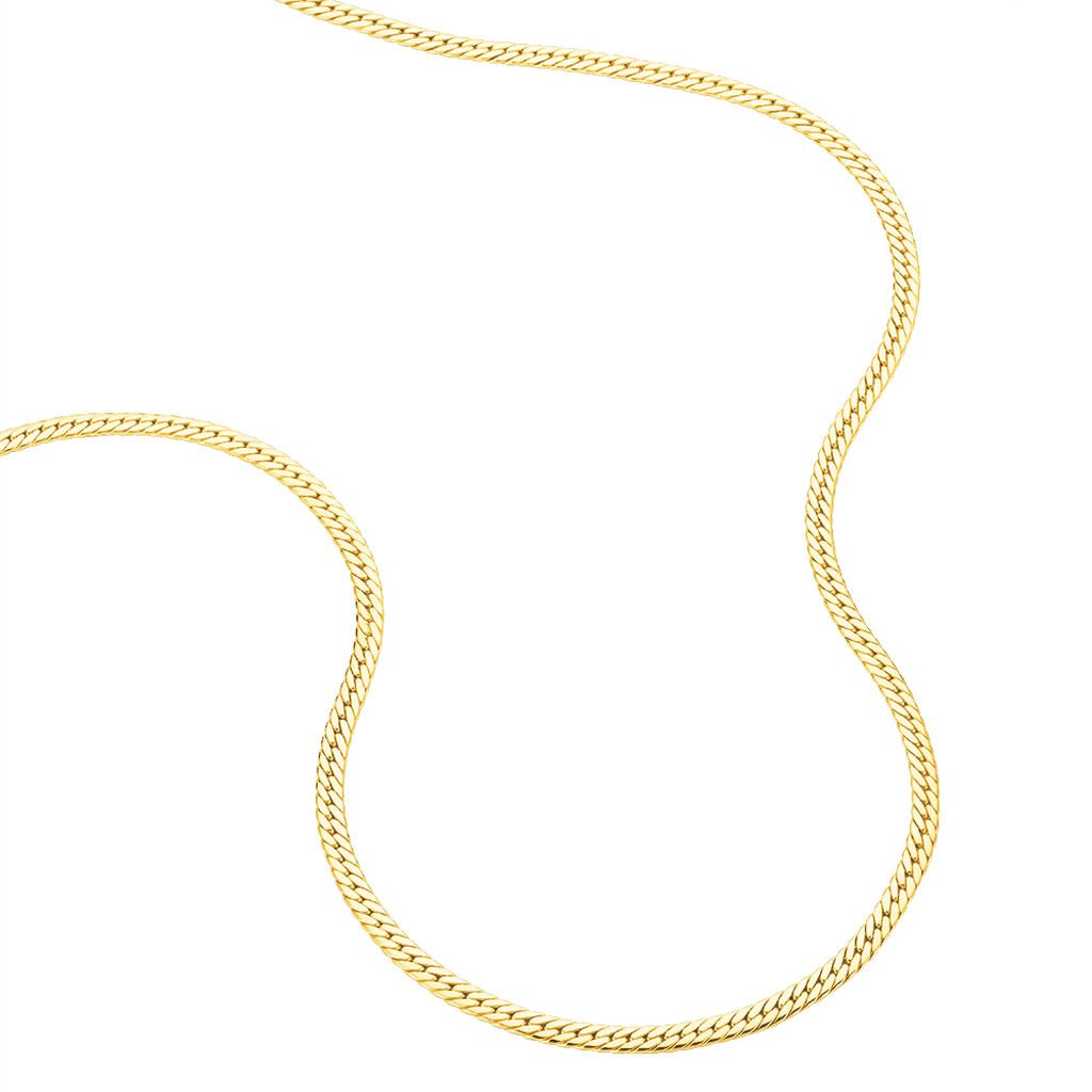 Collier Doline Maille Anglaise Or Jaune - Chaines Femme | Histoire d’Or