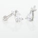 Boucles D'oreilles Pendantes Eowyn Argent Blanc Oxyde De Zirconium - Boucles d'oreilles fantaisie Femme | Histoire d’Or