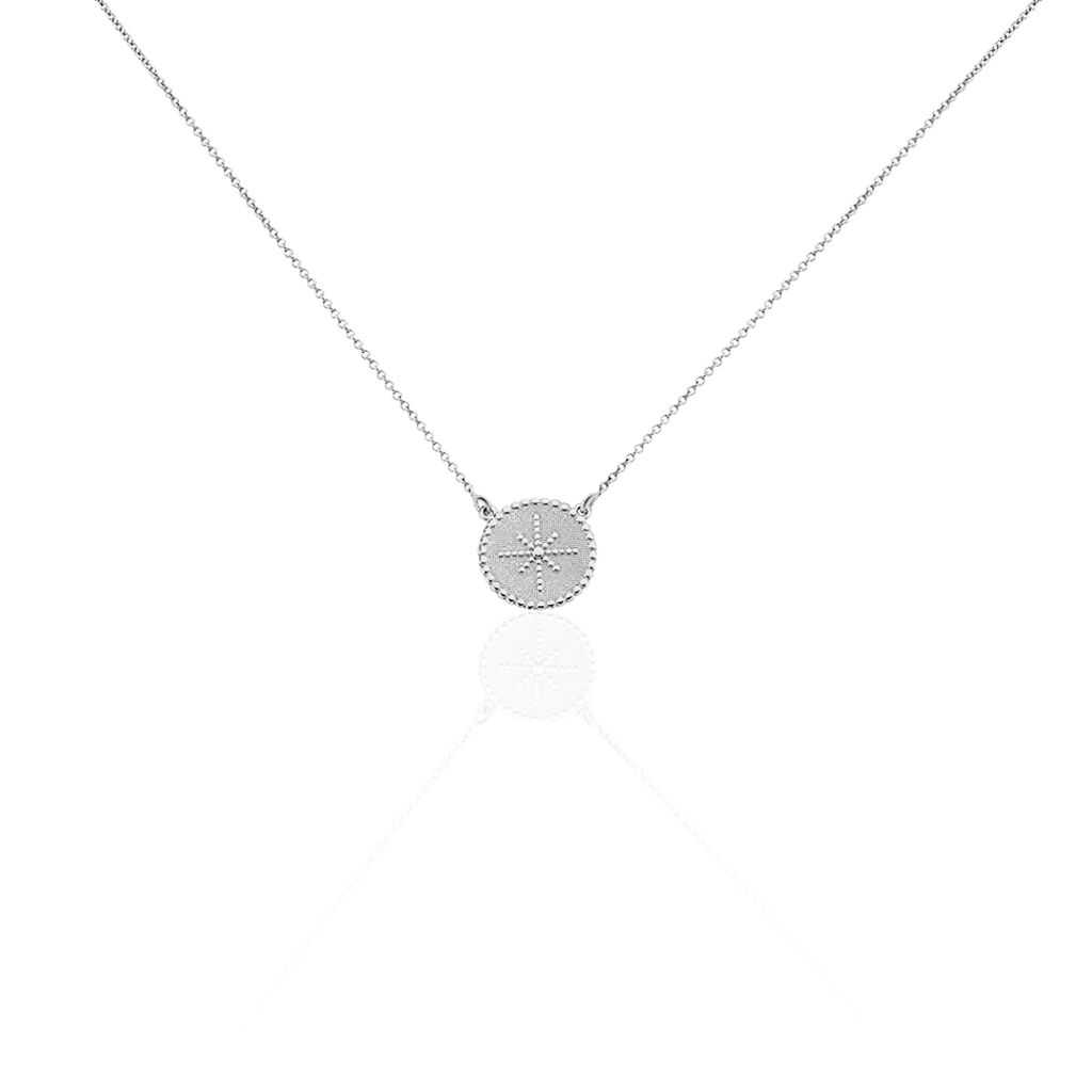 Collier Vinia Argent Blanc - Colliers fantaisie Femme | Histoire d’Or