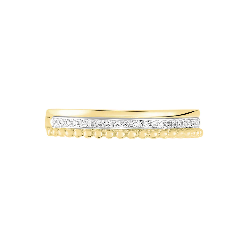 Bague Marcianne Or Jaune Diamant - Bagues avec pierre Femme | Histoire d’Or