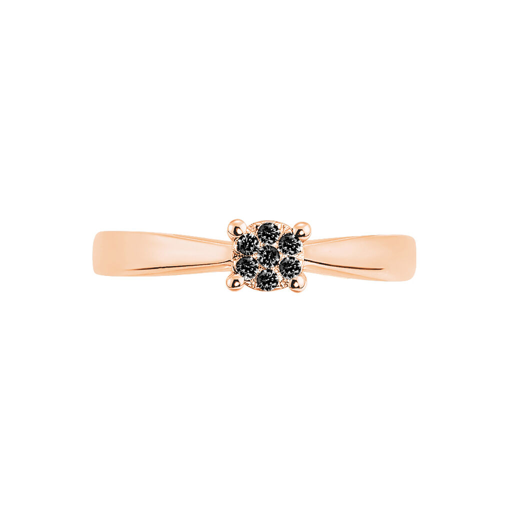 Bague Solitaire Collection Grace Or Rose Diamant - Bagues solitaires Femme | Histoire d&rsquo;Or