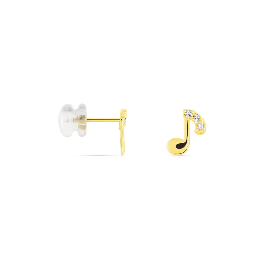 Boucles D'oreilles Or Jaune Vienne Oxydes - Boucles d'oreilles pendantes Femme | Histoire d’Or