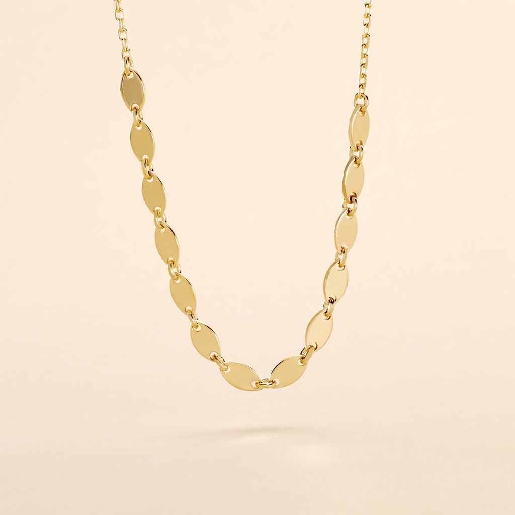 Collier Plaque Or Leontine - Colliers fantaisie Femme | Histoire d’Or