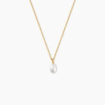 Collier Nahemia Argent Dor&eacute; Perle De Culture - Colliers Femme | Histoire d&rsquo;Or