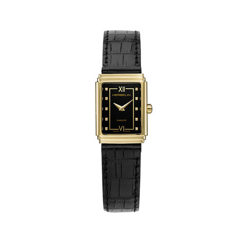 Montre Herbelin Art Déco 1925's Noir - Montres Femme | Histoire d’Or