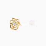 Boucles D'oreilles Puces Or Jaune Afua Diamants - Clous d'oreilles Femme | Histoire d&rsquo;Or