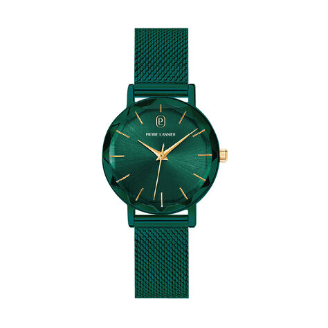 Montre Pierre Lannier Lannier Multiples Vert - F&ecirc;te des m&egrave;res Femme | Histoire d&rsquo;Or