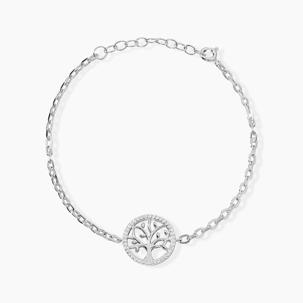 Bracelet Argent Urcisse Oxydes De Zirconium - Bracelets Femme | Histoire d&rsquo;Or