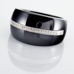 Bague Ceramik Design Argent Blanc Oxyde De Zirconium Et C&eacute;ramique - Bagues avec pierre Femme | Histoire d&rsquo;Or