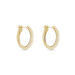 Créoles Adalie Lisse Plaqué Or Jaune - Boucles d'oreilles créoles Femme | Histoire d’Or