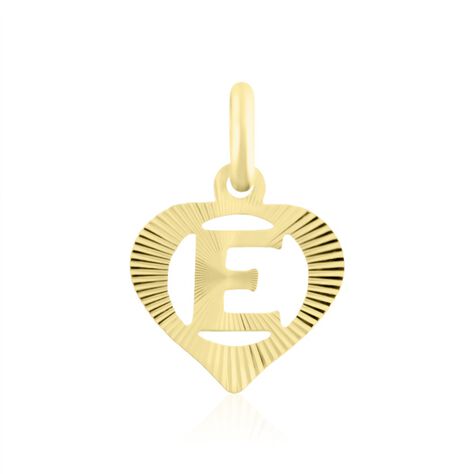 Pendentif Eudocie Coeur Lettre Or Jaune - Pendentifs Femme | Histoire d’Or