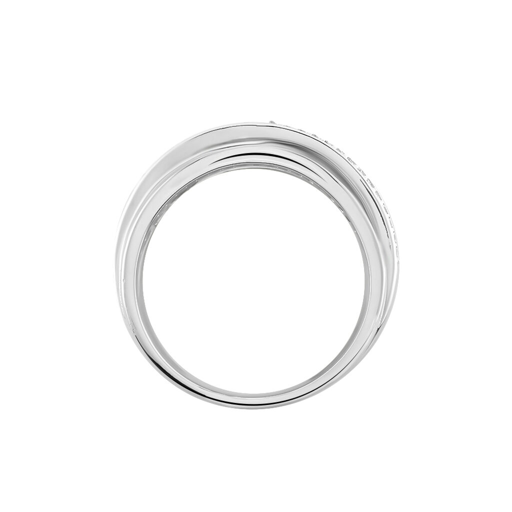 Bague Caledonia Argent Blanc Oxyde De Zirconium - Bagues avec pierre Femme | Histoire d’Or