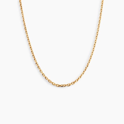 Chaîne Igoa Maille Forçat Diamantee Or Jaune - Chaines Femme | Histoire d’Or