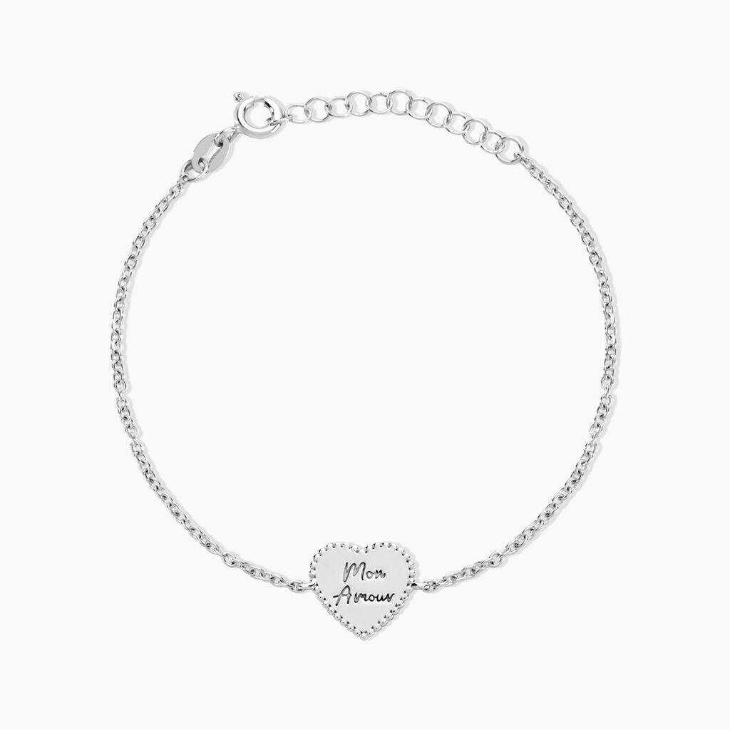 Bracelet Tiffen Argent Blanc - Bracelets Femme | Histoire d’Or