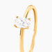 Bague Borje Or Jaune Oxyde De Zirconium - Bagues solitaires Femme | Histoire d’Or