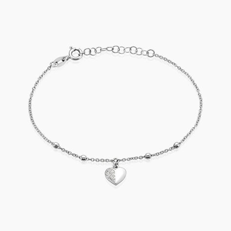 Bracelet Ishane Argent Blanc Oxyde De Zirconium - Bracelets Femme | Histoire d&rsquo;Or