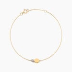 Bracelet Or Jaune Abihu Diamants - Bracelets Femme | Histoire d&rsquo;Or