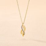 Collier Ester Or Jaune Diamant - Colliers Femme | Histoire d&rsquo;Or