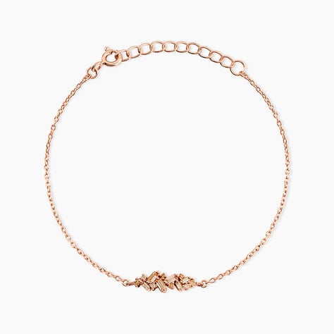 Bracelet Rio Argent Rose Oxyde De Zirconium - Bracelets Femme | Histoire d&rsquo;Or