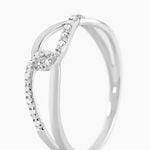 Bague Osanna Or Blanc Diamants - Bagues avec pierre Femme | Histoire d&rsquo;Or