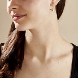 Boucles D'oreilles Pendantes Brita Plaqué Or Jaune - Boucles d'oreilles fantaisie Femme | Histoire d’Or