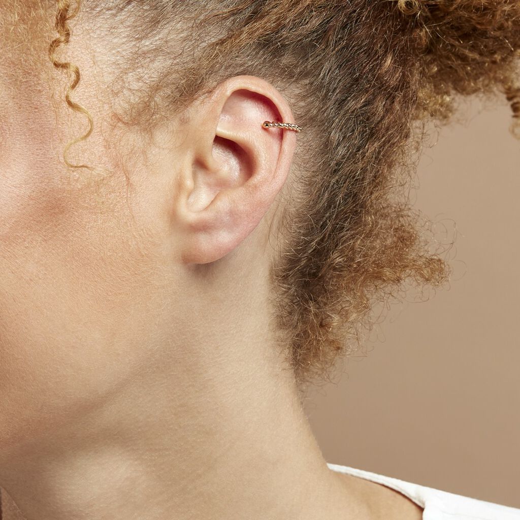 Bijou D'oreille Unitaire Jameela Plaqu&eacute; Or Jaune - Boucles d'oreilles fantaisie Femme | Histoire d&rsquo;Or