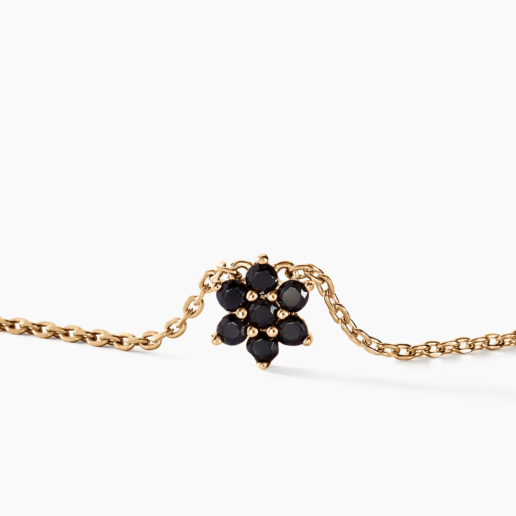 Collier Midnight Royalty Plaqué Or Jaune Pierre De Synthèse - Colliers fantaisie Femme | Histoire d’Or