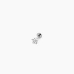Piercing Ayako Argent Blanc Oxyde De Zirconium - Piercings d'oreilles Femme | Histoire d&rsquo;Or