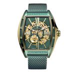 Montre Montignac Tonneau Automatique Vert - Montres Homme | Histoire d&rsquo;Or