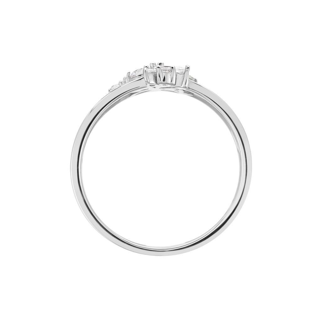 Bague Kirsi Argent Blanc Oxyde De Zirconium - Bagues avec pierre Femme | Histoire d&rsquo;Or