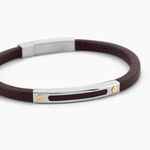 Bracelet Cuir De Vache Marron - Bracelets Cuir Homme | Histoire d&rsquo;Or