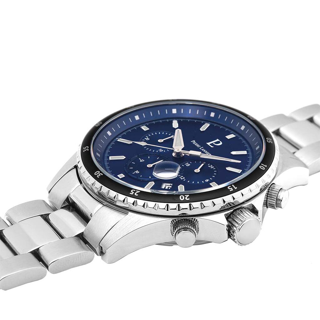 Montre Pierre Lannier Cronos Bleu - Montres Homme | Histoire d’Or