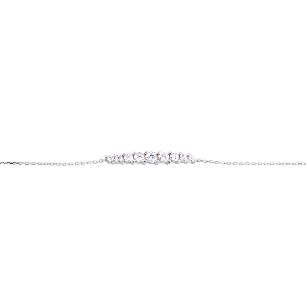 Bracelet Georas Or Blanc Oxyde - Bracelets Femme | Histoire d’Or