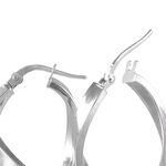 Cr&eacute;oles Silla Or Blanc - Boucles d'oreilles cr&eacute;oles Femme | Histoire d&rsquo;Or