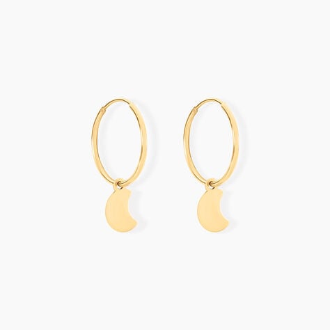 Créoles Belita Or Jaune - Boucles d'oreilles créoles Femme | Histoire d’Or