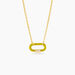 Collier Infini Pop Argent Jaune Oxyde De Zirconium - Colliers fantaisie Femme | Histoire d&rsquo;Or