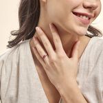 Bague Aurora Or Jaune Rubis - Bagues avec pierre Femme | Histoire d&rsquo;Or