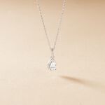 Collier Briony Argent Blanc Oxyde De Zirconium - Colliers fantaisie Femme | Histoire d&rsquo;Or