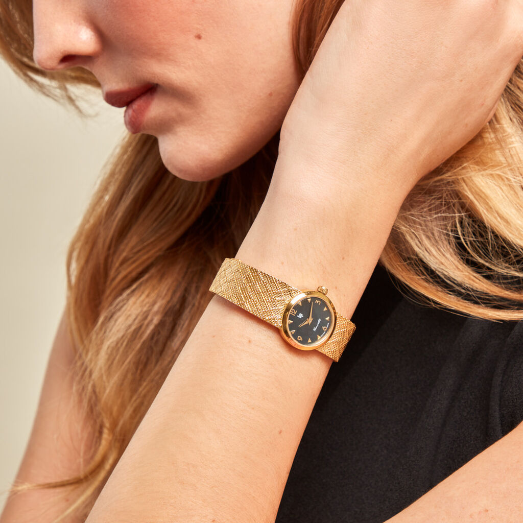 Montre Lip Henriette 22 Nacre Noire - Montres Femme | Histoire d’Or