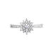 Bague Chouchou Platine Blanc Diamant - Bagues avec pierre Femme | Histoire d’Or